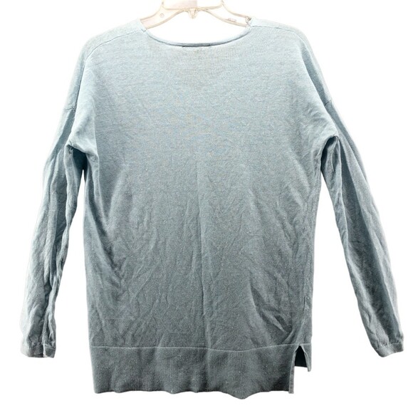 Ann Taylor Linen Blend Lightweight Sweater Top Womens Medium Beach Tropical Boho - Picture 2 of 10